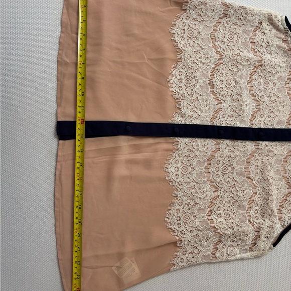 Sleeveless Lace button up Ryu New Large shirt women’s whimsicore - Picture 6 of 8